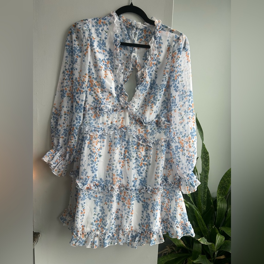 Floral Ruffle Dress